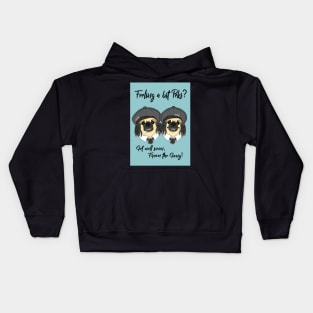 Feeling a bit Peki? - Get well soon from the gang Kids Hoodie